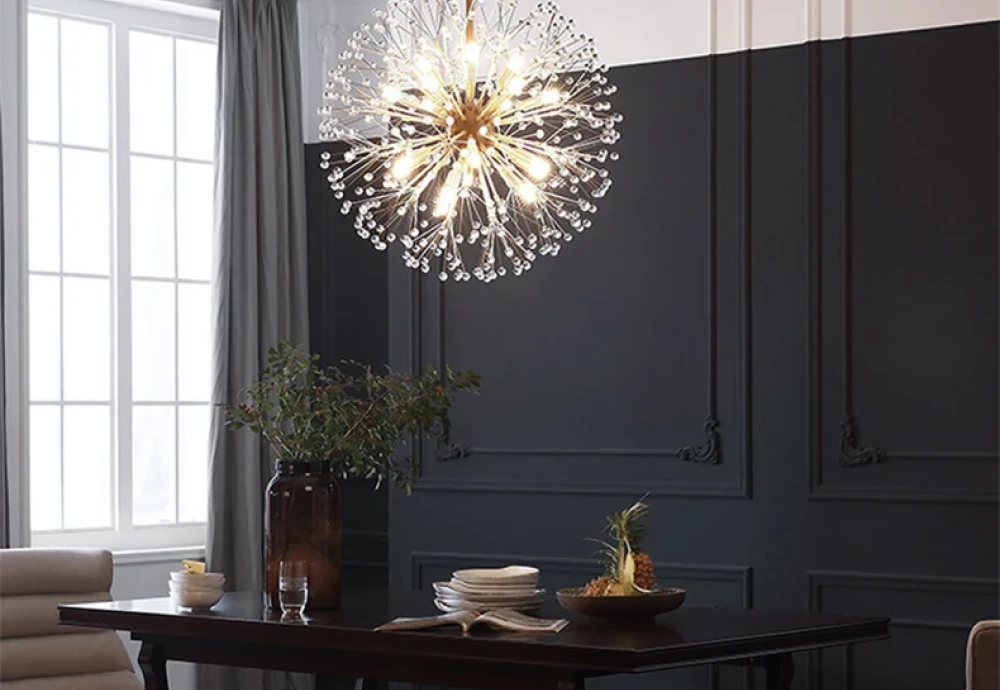 modern globe chandelier